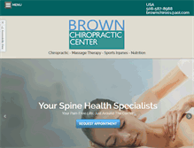 Tablet Screenshot of drbrowndc.com